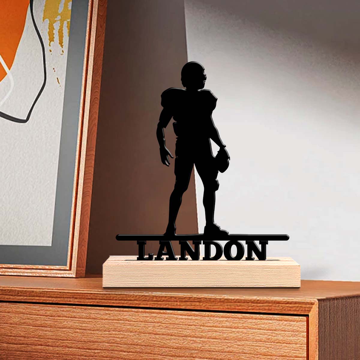 Desktop Laser Engraver - 1 buah Patung Logam Meja Menarik
