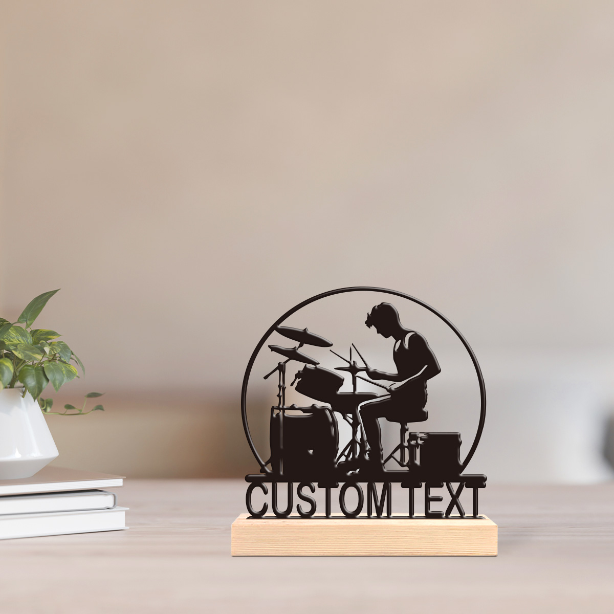 Desktop Laser Engraver - 1 buah Patung Logam Desktop Menarik