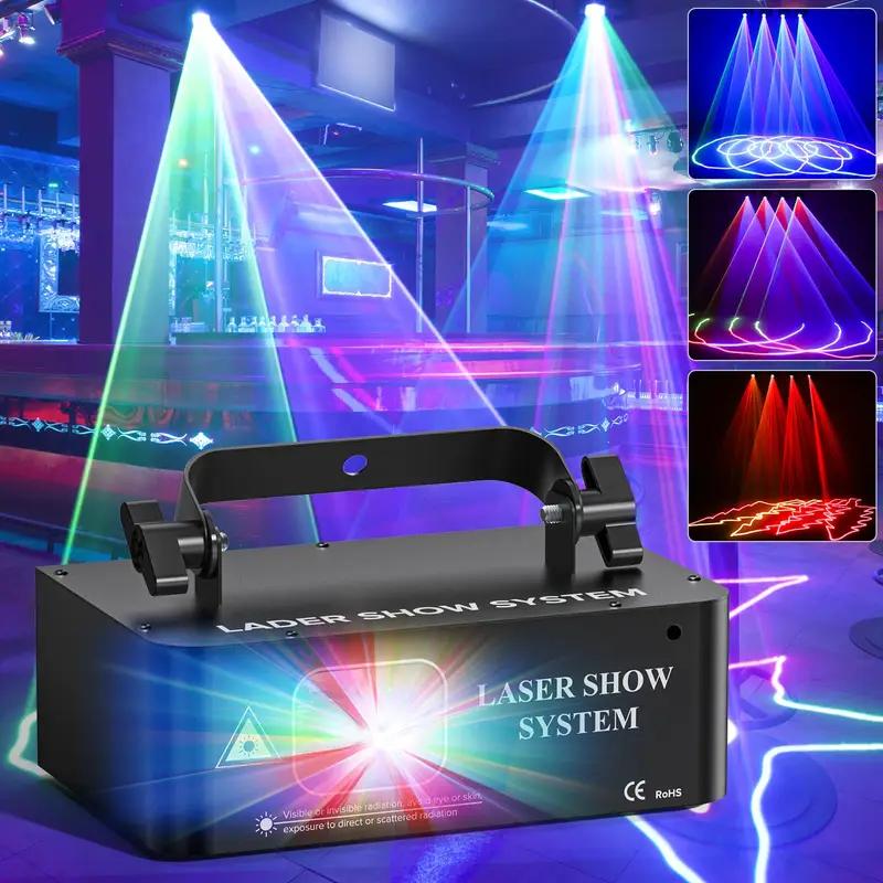 Industrial Laser Projector - Proyektor Animasi DMX512 Full Color Lampu