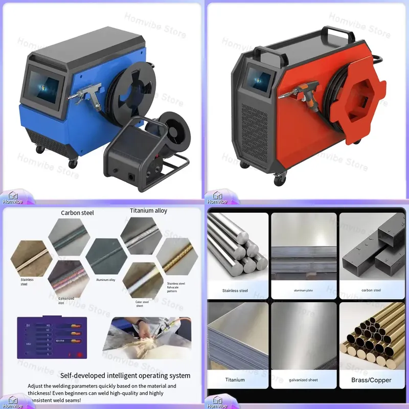 Industrial Laser Repair - Mesin Las Laser Berpendingin Udara Empat-dalam-Satu