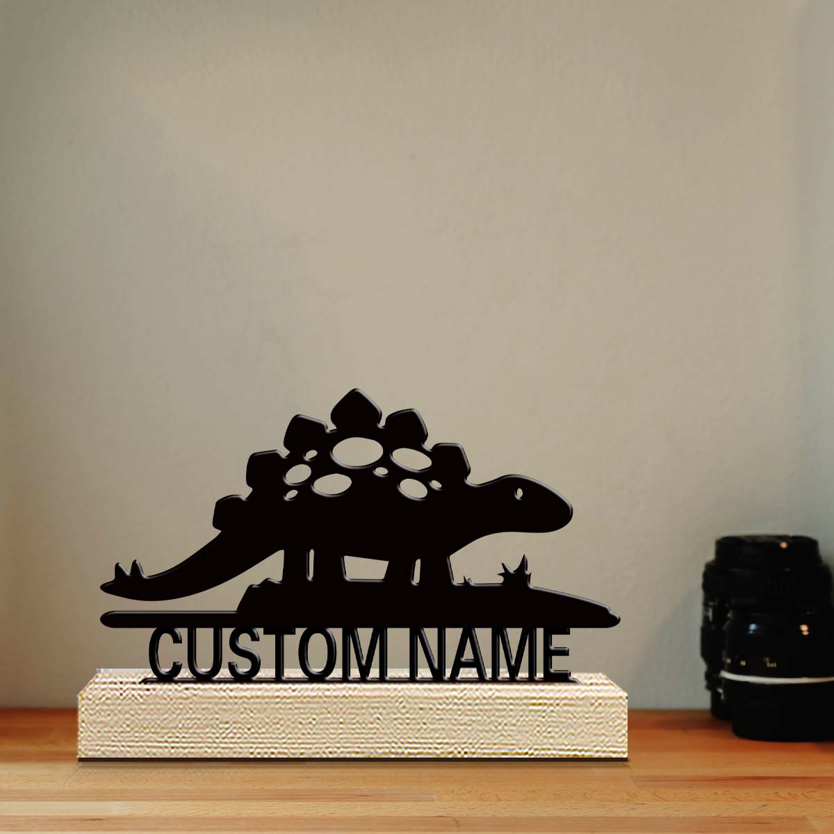 Desktop Laser Engraver - 1 buah Ornamen Meja Besi Personalisasi