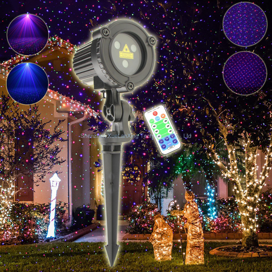 Industrial Laser Projector - ESHINY lampu Laser bergerak, cahaya taman