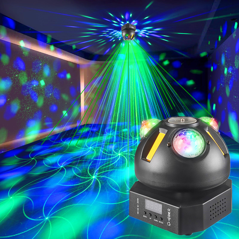 Lampu Laser Rotating Moving He - Industrial Laser Projector ulasan dan harga