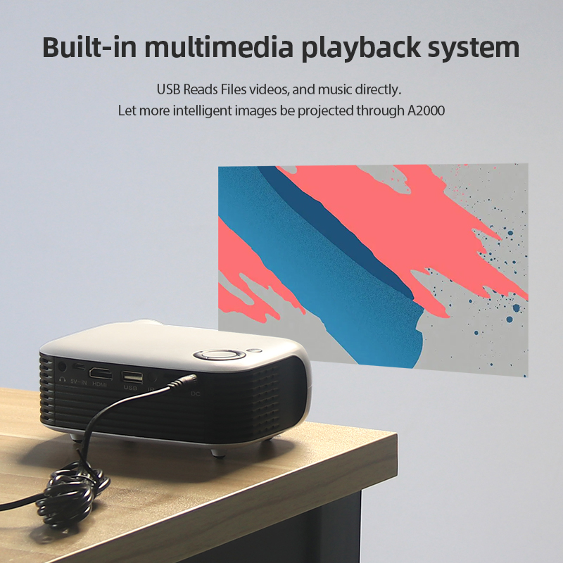 A2000 Proyektor Mini Portabel  - Industrial Laser Projector ulasan dan harga