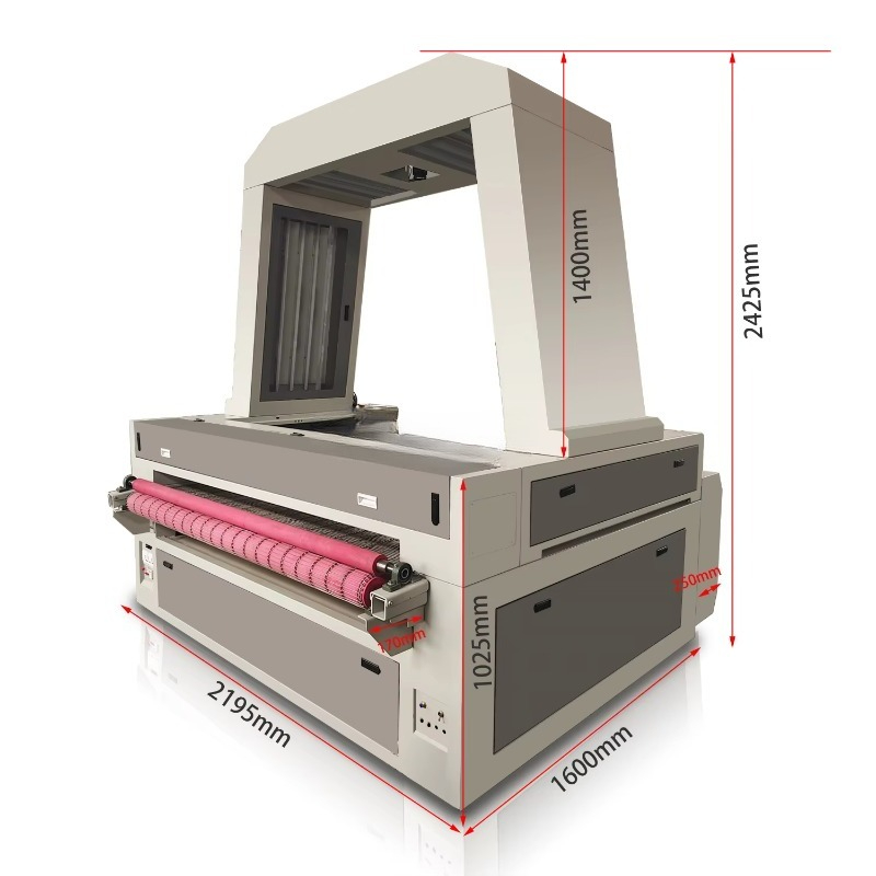 Mesin Pemotong Laser Kamera CC - Industrial Laser Fabric Cutter ulasan dan harga