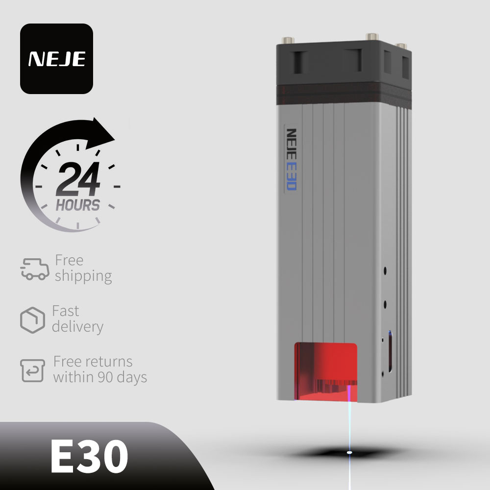 NEJE E30 Kit Modul Laser Daya  - Industrial Acrylic Laser Cutter ulasan dan harga