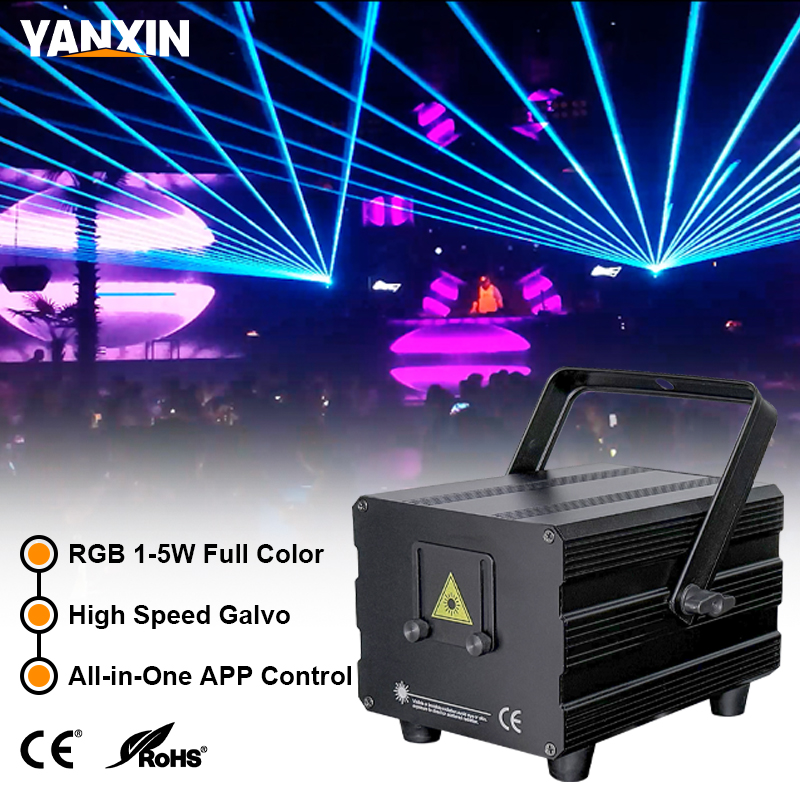 Lampu Laser Animasi RGB 5W 2W  - Industrial Laser Projector ulasan dan harga