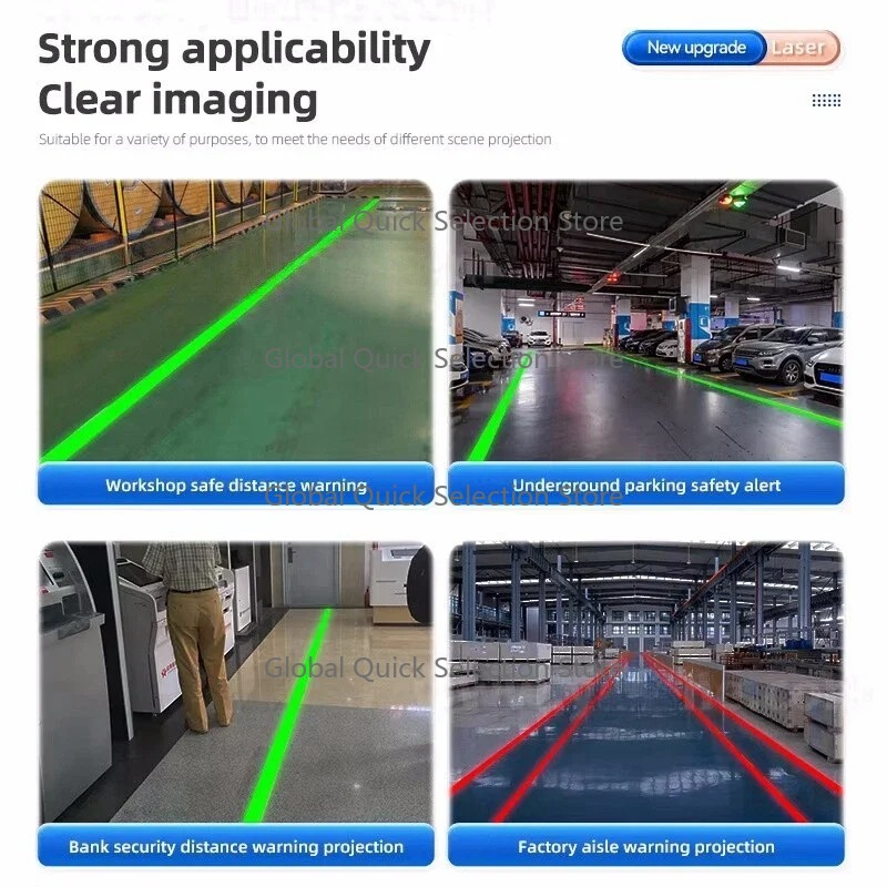 Proyektor Garis Keamanan Laser - Industrial Laser Projector ulasan dan harga