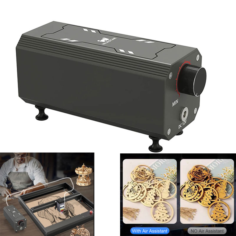 Kompresor Bantuan Udara Pompa  - Industrial Acrylic Laser Cutter ulasan dan harga