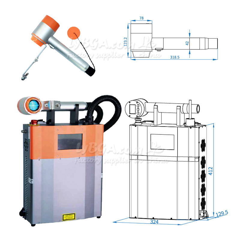 Mesin Pembersih Laser Pulsa LY - Industrial Laser Removal Machine ulasan dan harga