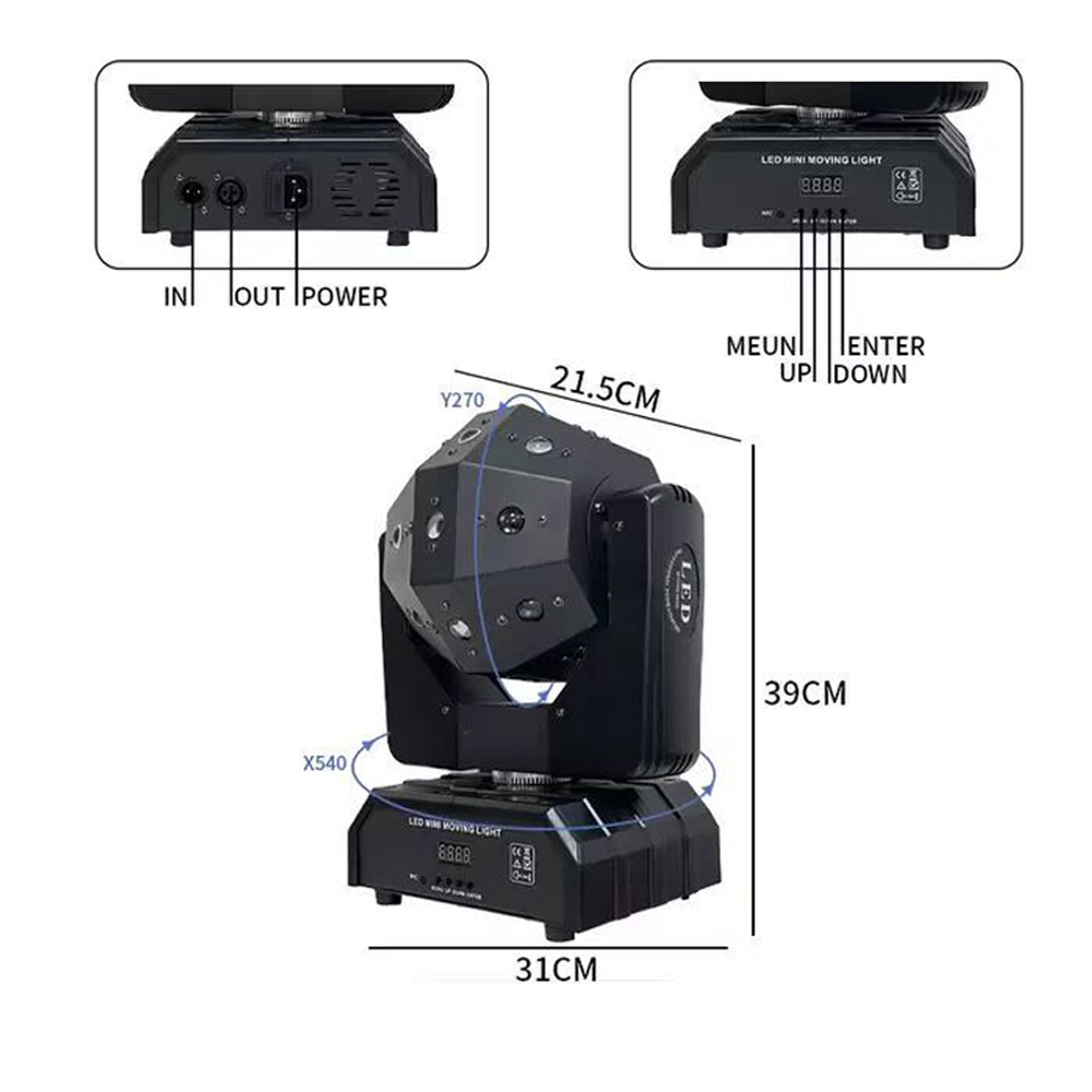 Proyektor Laser Rotasi Disko 2 - Industrial Laser Projector ulasan dan harga